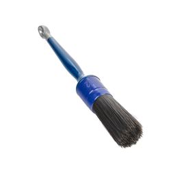 Blue brush with black bristles no. 12