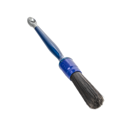 Blue brush with black bristles no. 8