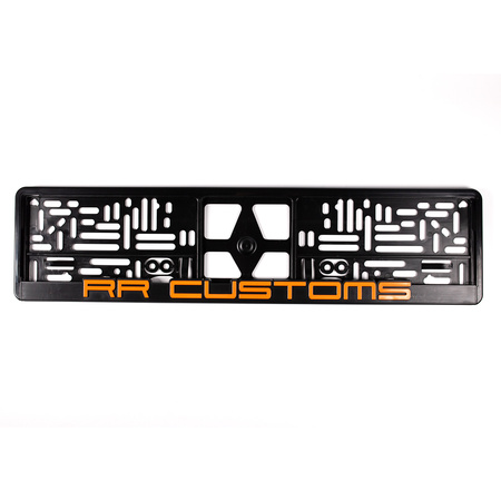 3D license plate frame RRCustoms