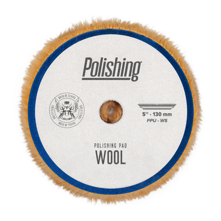 Set of 10 Wool Polishing Pads 150/130mm