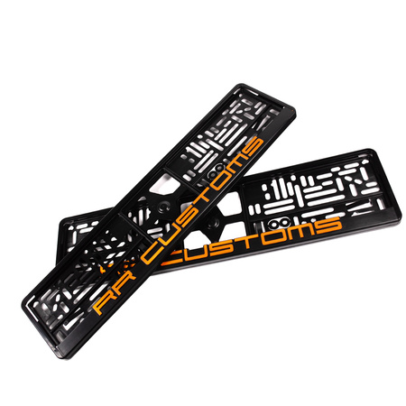 3D license plate frame RRCustoms