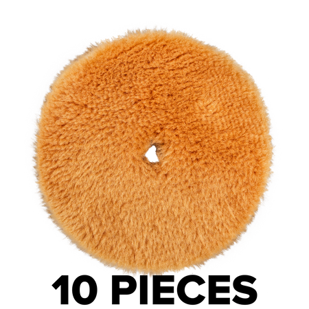 Set of 10 Wool Polishing Pads 150/130mm