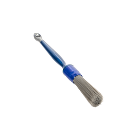 Blue brush with grey bristles no. 8