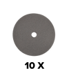Set of 10 Polishing Pads 90/80mm