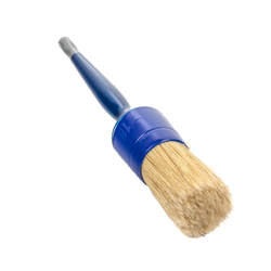 Blue Brush with natural bristles No. 18