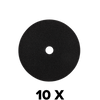 Set of 10 Finish Polishing Pads 90/80mm