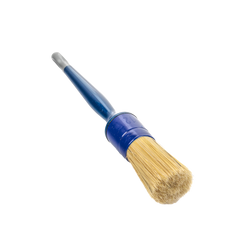 Blue Brush with natural bristles No. 12