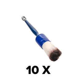 Set of 10 pieces Blue Brush with Light and Dark Bristles No. 16